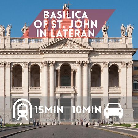 罗马-15Min Dal Colosseo- Aria Condizionata & Netflix Gratis公寓 外观 照片